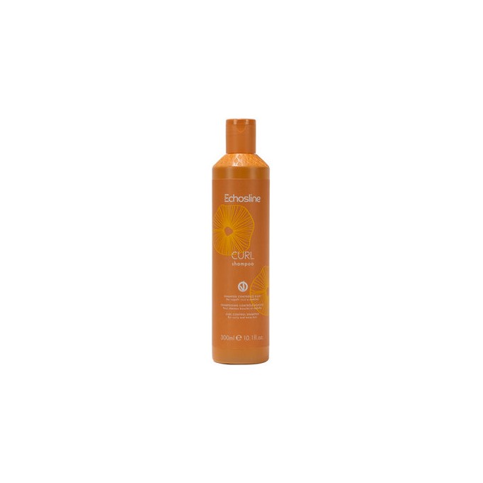 Echosline Curl Shampoo - šampūnas banguotiems ir garbanotiems plaukams, 300 ml