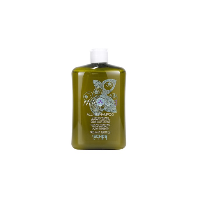 Echosline Maqui 3 All-In Shampoo - drėkinamasis šampūnas sausiems ir chemiškai apdorotiems