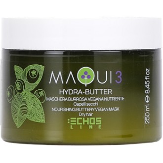 Echosline Maqui 3 Hydra-Butter Mask - maitinamoji kaukė sausiems plaukams, 250 ml
