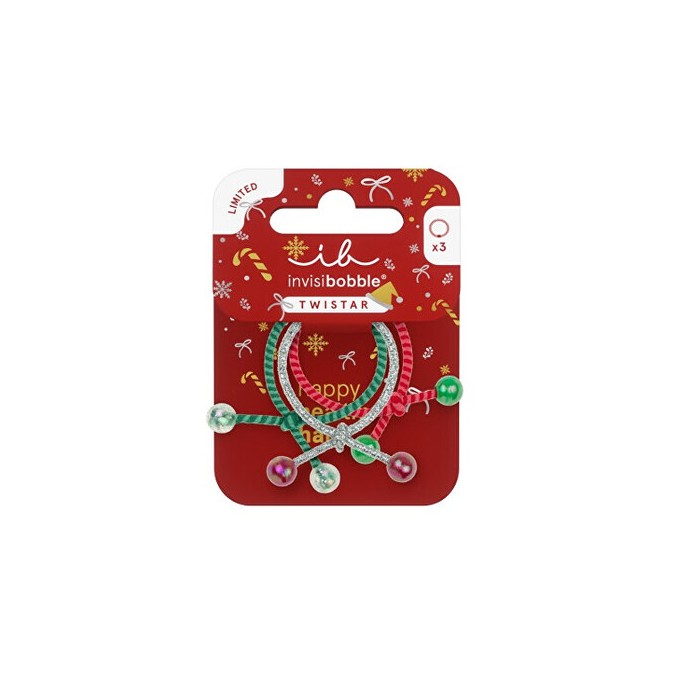 Invisibobble Twistar Kids Jolly Bands - plaukų gumelės, 3 vnt.