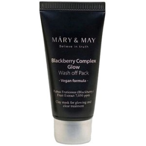 MARY & MAY Blackberry Complex Glow Wash Off Pack - Pleťová maska 30.0g