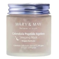 MARY & MAY Calendula Peptide Ageless Sleeping Mask - Noční pleťová maska 30ml