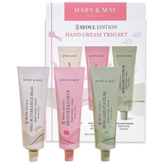 MARY & MAY Seoul Edition Hand Cream Trio Set - rankų kremų rinkinys