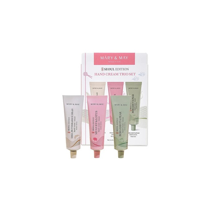 MARY & MAY Seoul Edition Hand Cream Trio Set - rankų kremų rinkinys