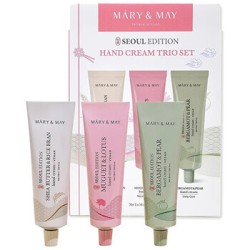 MARY & MAY Seoul Edition Hand Cream Trio Set - rankų kremų rinkinys