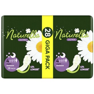 Naturella Ultra Night Quatro - Dámské hygienické vložky na noc 28.0ks
