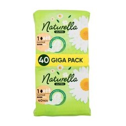 Naturella Ultra Normal - Hygienické vložky s křidélky a jemnou vůní 40.0ks
