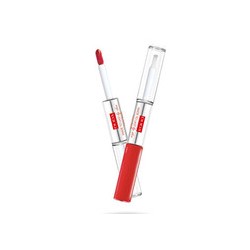 Pupa Long (Liquid Lip Colour) 2 x 4 ml 001 Hot Coral