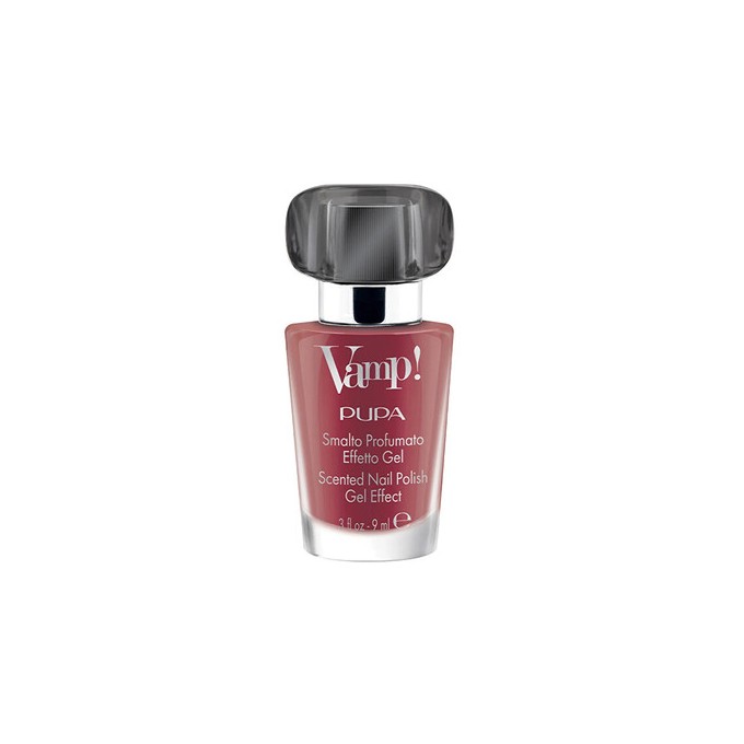 Pupa Vamp! Black Fragnance Scented Nail Polish Gel Effect - Lak na nehty s vůní 9 ml 302 Irreverent Fuchsia