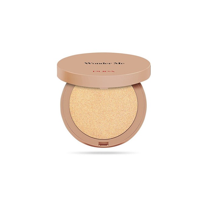 Pupa Wonder Me Glow Compact Face Highlighter - Rozjasňovač 7,5 g 102 Pure Gold