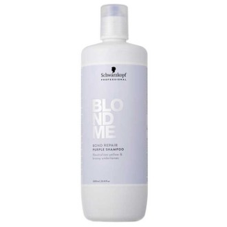 Schwarzkopf Professional BlondMe Bond Repair Purple Shampoo - tonuojantis šampūnas geltoniems