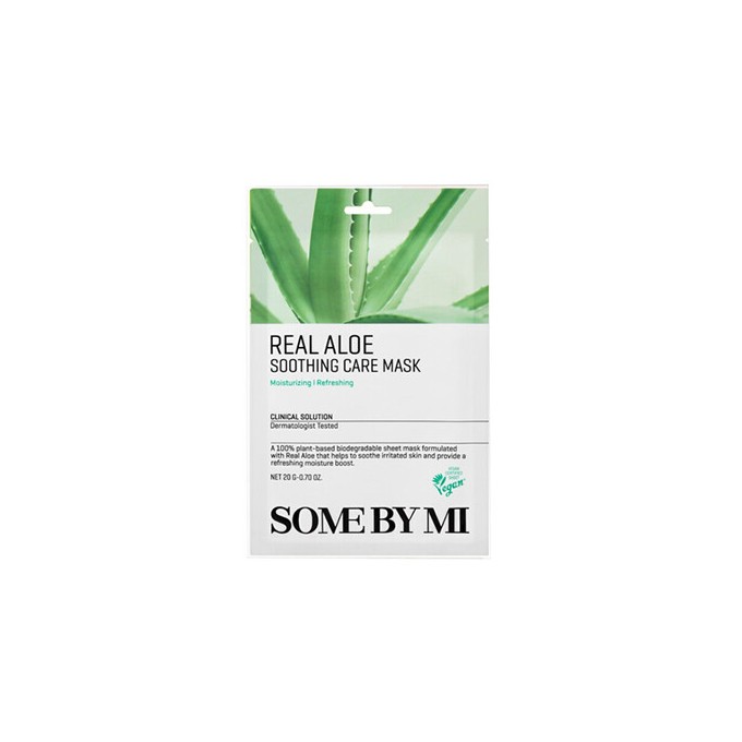 Some By Mi Real Aloe Soothing Care Mask - Zklidňující maska s aloe vera 20.0g