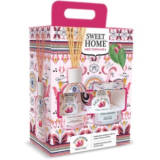 Sweet Home Collection Prickly Pear Set - Dárková sada aroma difuzéru se svíčkou