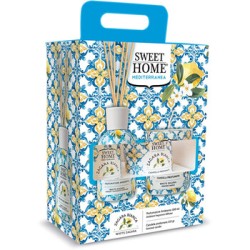 Sweet Home Collection White Zagara Set - Dárková sada aroma difuzéru se svíčkou