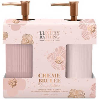 The Luxury Bathing Company Intensive Hand Care Gift Set (Creme Brulee, Orange Blossom & Vanilla) -