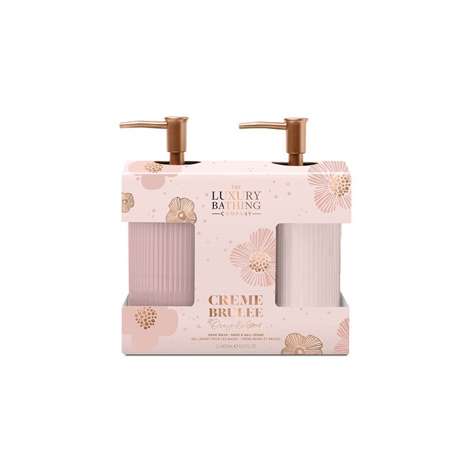 The Luxury Bathing Company Intensive Hand Care Gift Set (Creme Brulee, Orange Blossom & Vanilla) -