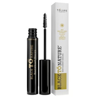 Tolure Cosmetics Black To Nature Boost & Growth Mascara - Řasenka pro růst řas 8,5 ml Black