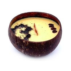 Tropikalia Svíčka z kokosu - vůně Coffee Mocha