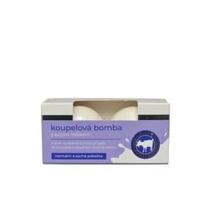 Vivapharm Bath bomb with goat's milk - vonios bombos, 2 x 75 g