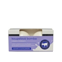 Vivapharm Bath bomb with goat's milk - vonios bombos, 2 x 75 g