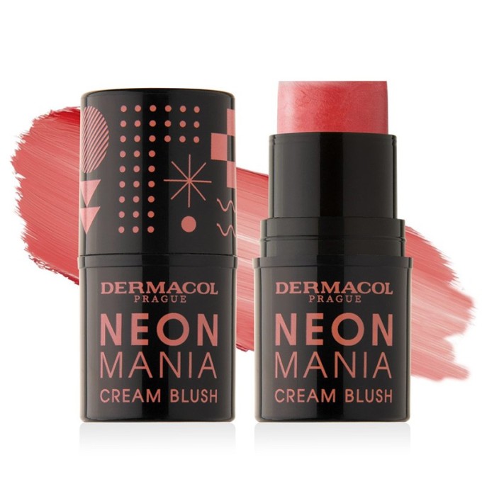 Dermacol Neon Mania Cream Blush - Krémová tvářenka 0ml 2 Coral