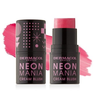 Dermacol Neon Mania Cream Blush - Krémová tvářenka 0ml 1 Pink