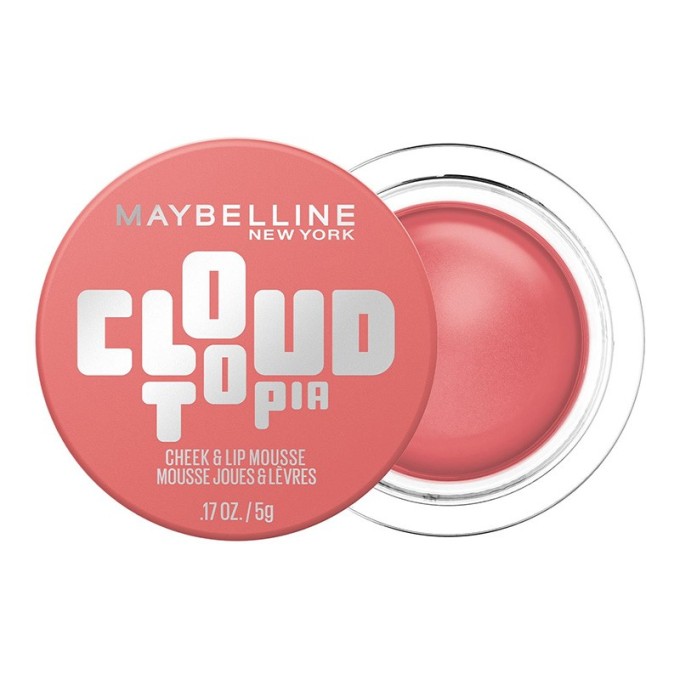 Maybelline CloudTopia Mousse - putų skaistalai lūpoms ir skruostams, 5 g - 5 g 09 Dreamy Dawn
