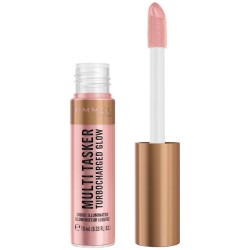 Rimmel Multi-Tasker Turbocharged Glow Liquid Illuminator - skysti skaistalai, 10 ml - 005 Iconic as