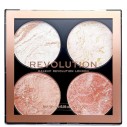 Makeup Revolution Cheek Kit Palette - Palette of brighteners and bronzers 8 g Take A Breather