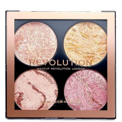 Makeup Revolution Cheek Kit Palette - Palette of brighteners and bronzers 8 g Fresh Perspective