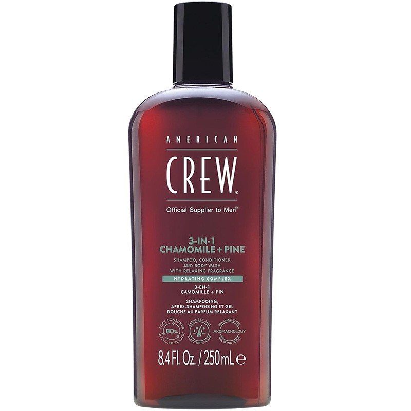 American Crew Chamolie + Pine 3-in-1 Shampoo 250 ml
