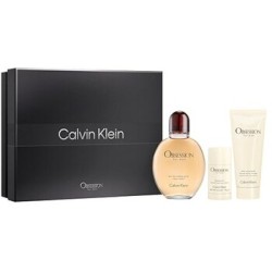 Calvin Klein Obsession for Men Dárková sada EDT 125 ml, After Shave ( voda po holení ) 100 ml a deostick 75 g 125ml