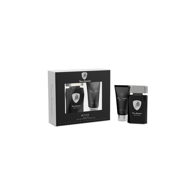 Lamborghini Mitico Dárková sada EDT 75 ml a After Shave Balsam ( balzám po holení ) 100 ml 75ml
