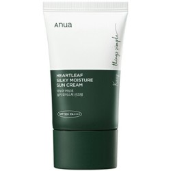 Anua Heartleaf Silky Moisture Sun Screen SPF 50+ - Hydratační opalovací krém na obličej 50ml