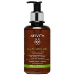 Apivita Cleansing Gel Purifying Face Gel - Čistící gel pro mastnou a smíšenou pleť 200ml