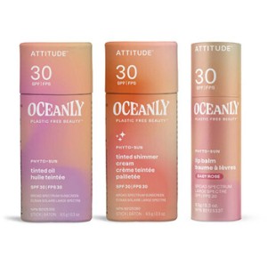 Attitude Sun Care Set SPF 30 - Dárková sada péče o pleť a rty