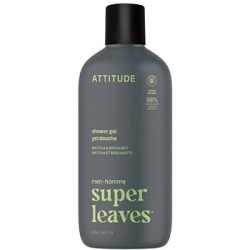 Attitude Super Leaves Matcha & Bergamot Shower Gel - Pánský sprchový gel 415ml