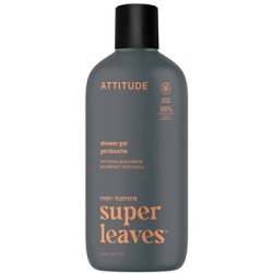 Attitude Super Leaves Patchouli & Bourbon Shower Gel - Pánský sprchový gel 415ml