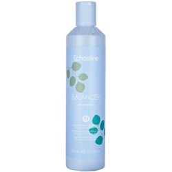 Echosline Balance+ Shampoo - šampūnas riebiai galvos odai, 300 ml