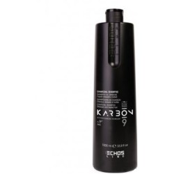 Echosline Karbon 9 Charcoal Shampoo - šampūnas dažytiems, chemiškai apdorotiems ir šviesiems