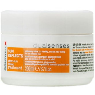 Goldwell Dualsenses Sun Reflects 60sec Treatment - plaukų kaukė po saulės vonių, 200 ml