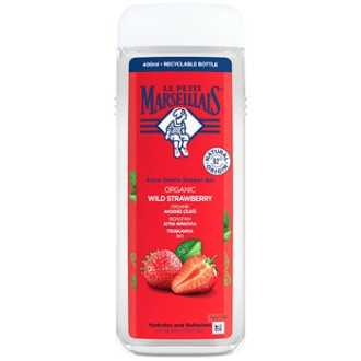 Le Petit Marseillais BIO Wild Strawberry Shower Gel - dušo želė, 400 ml
