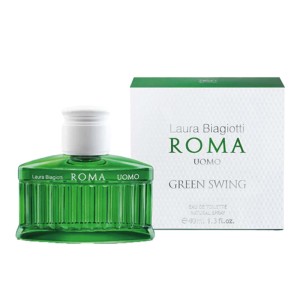 Laura Biagiotti Roma Uomo Green Swing EDT kvepalai vyrams, 40 ml 2