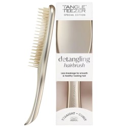 Tangle Teezer Ultimate Detangler Straight & Curly - plaukų šepetys Chrome Neo Gold