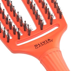 Olivia Garden FingerBrush Medium Coral Hairbrush 2