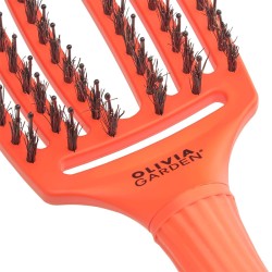 Olivia Garden FingerBrush Medium Coral Hairbrush