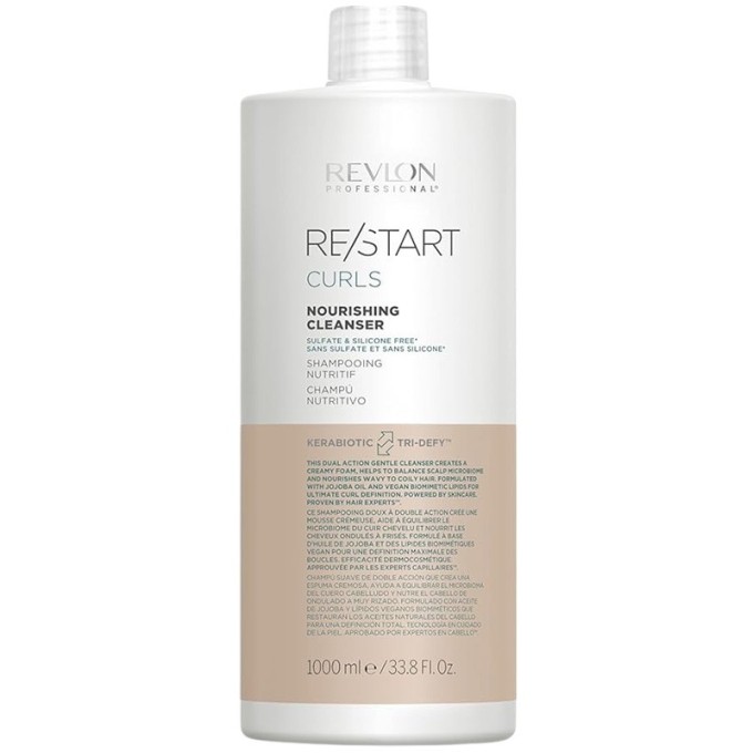 Revlon Professional Restart Curls Nourishing Cleanser (curly and wavy hair) 1000 ml