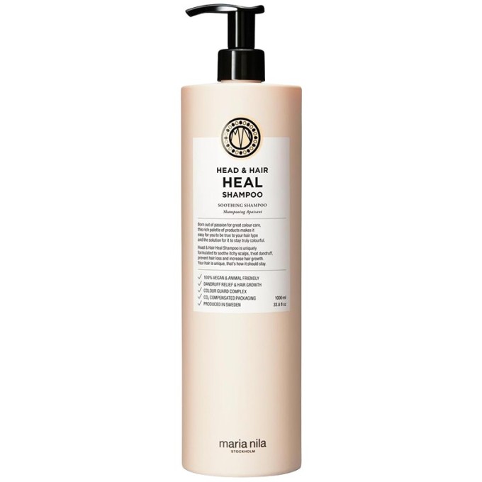 Maria Nila Head & Hair Heal Shampoo - Shampoo against dandruff and hair loss 1000 ml