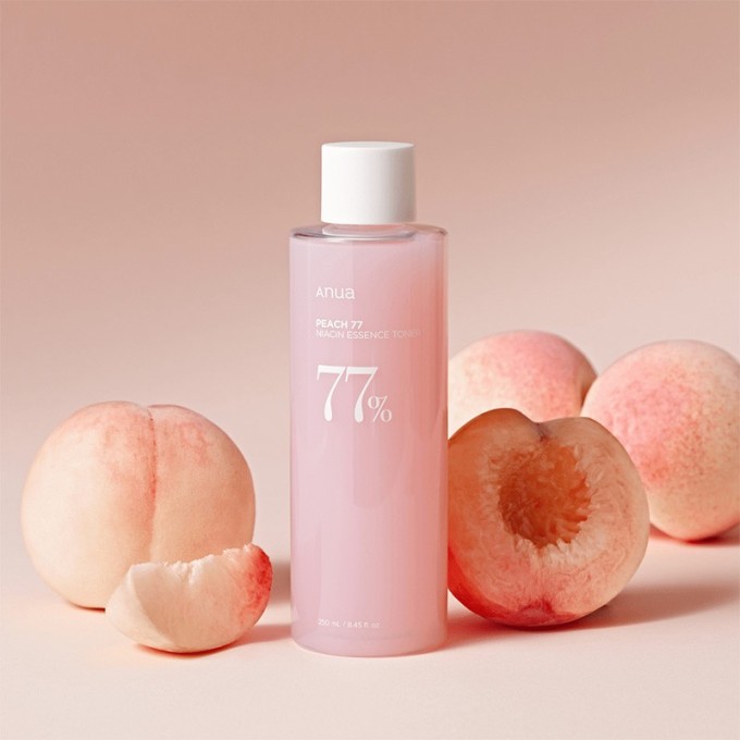Anua Peach 77% Naiacin Essence Toner - odos tonikas, 250 ml