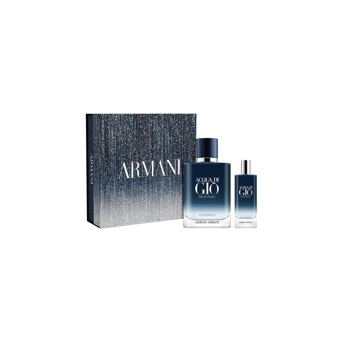 Armani Acqua Di Gio Profondo rinkinys EDP 100 ml ir mini EDP 15 ml